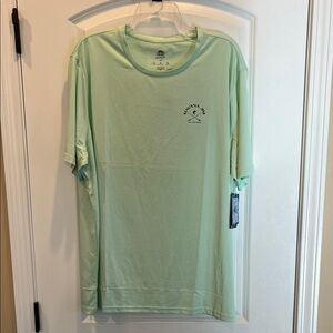Men’s Havana Jim Light Green Short Sleeve Cool Tech Tee Size XXL
